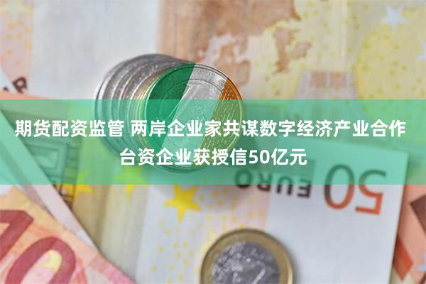 期货配资监管 两岸企业家共谋数字经济产业合作 台资企业获授信50亿元