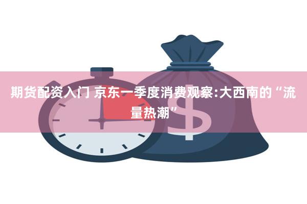 期货配资入门 京东一季度消费观察:大西南的“流量热潮”